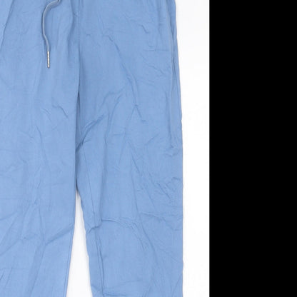 Womens UK Size 32 in Preworn Regular Fit  Blue Trousers