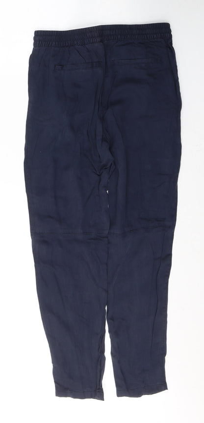 Womens UK Size 6 H&M Regular Fit  Blue Trousers