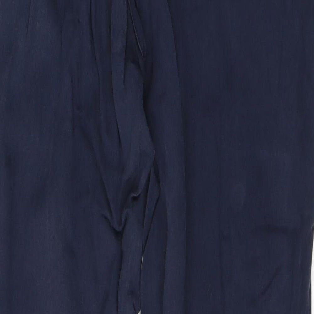 Womens UK Size 6 H&M Regular Fit  Blue Trousers
