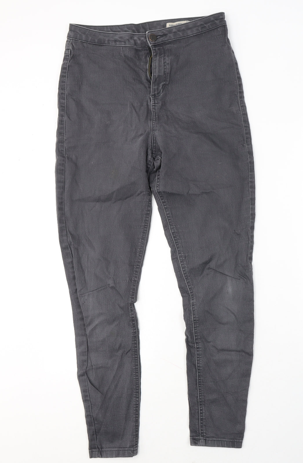 Womens UK Size 14 Marks and Spencer Regular Fit Skinny Grey Jeans