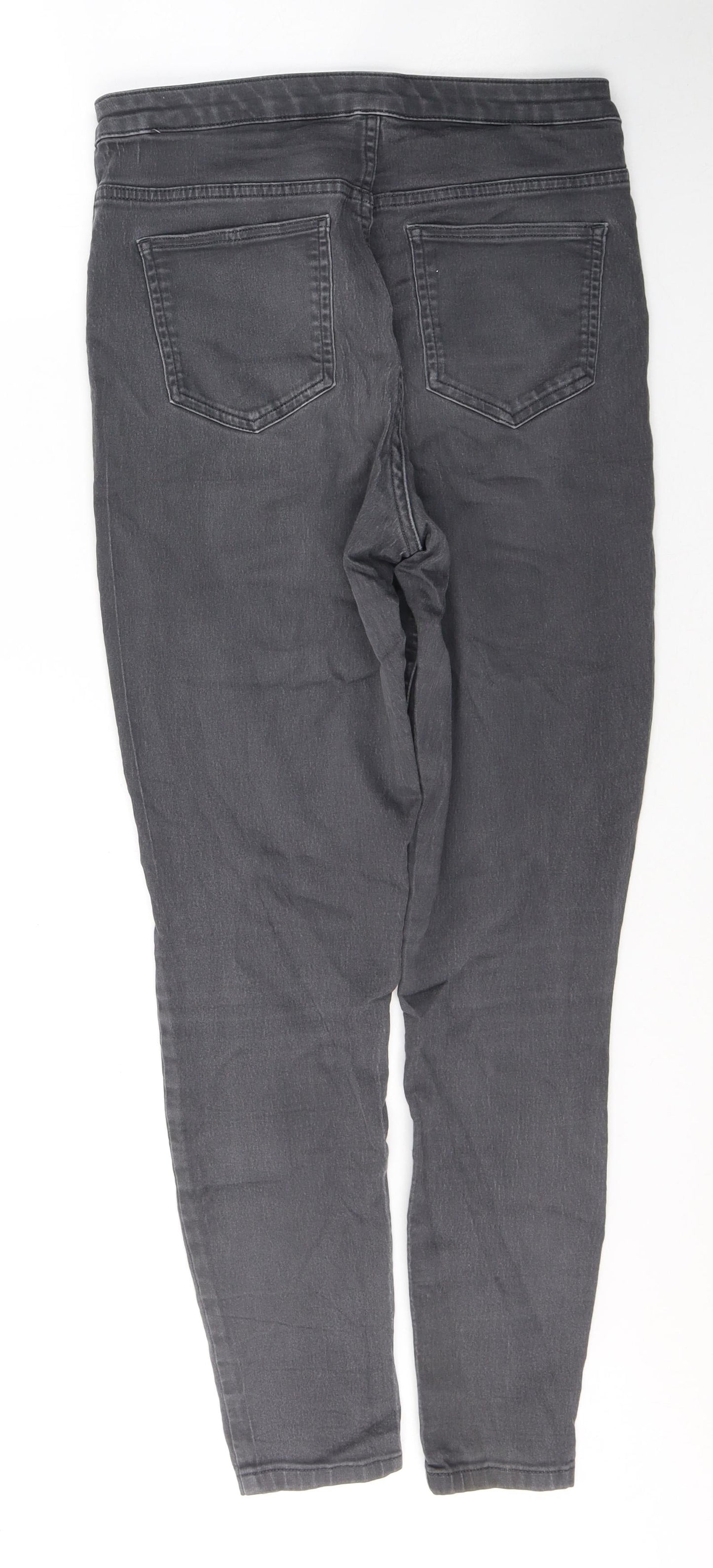 Womens UK Size 14 Marks and Spencer Regular Fit Skinny Grey Jeans