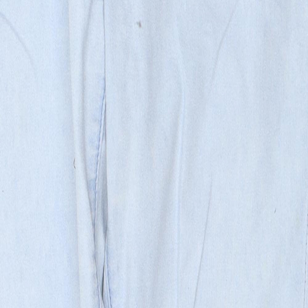 Originals Womens Blue  Cotton Skinny Jeans Size 12 L28 in Regular Button