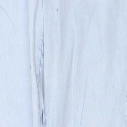 Originals Womens Blue  Cotton Skinny Jeans Size 12 L28 in Regular Button