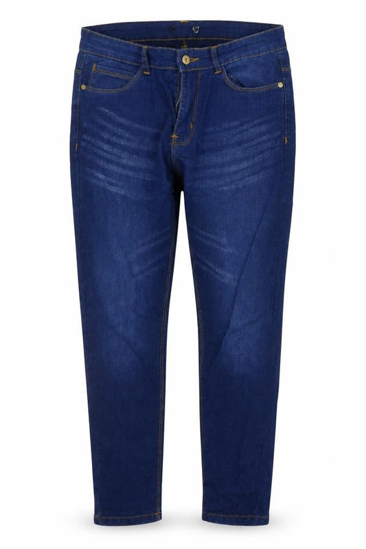 Womens UK Size 30 in Preworn Regular Fit Cropped Blue Jeans