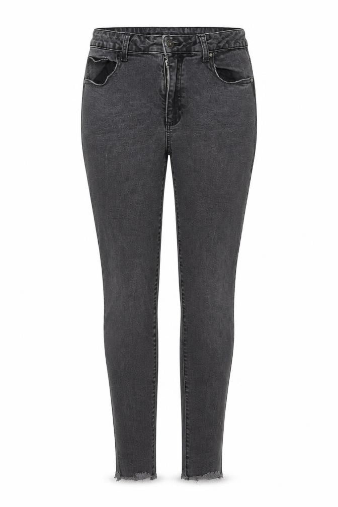 Womens UK Size 14 Denim & Co. Regular Fit Skinny Grey Jeans
