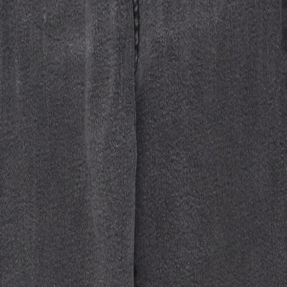 Denim & Co. Womens Grey  Cotton Skinny Jeans Size 14 L27 in Regular Button