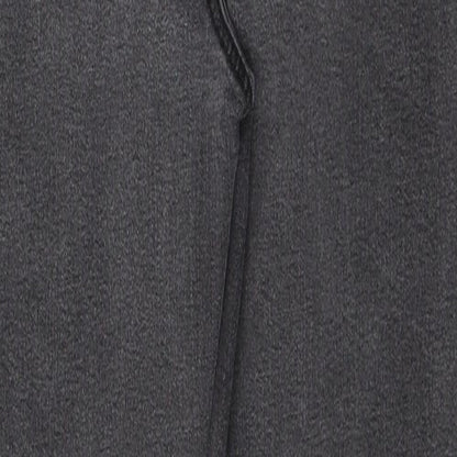 Denim & Co. Womens Grey  Cotton Skinny Jeans Size 14 L27 in Regular Button