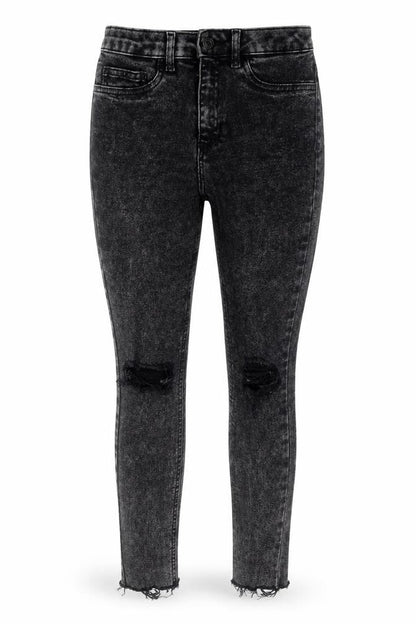 Womens UK Size 10 New Look Regular Fit Skinny Black Jeans