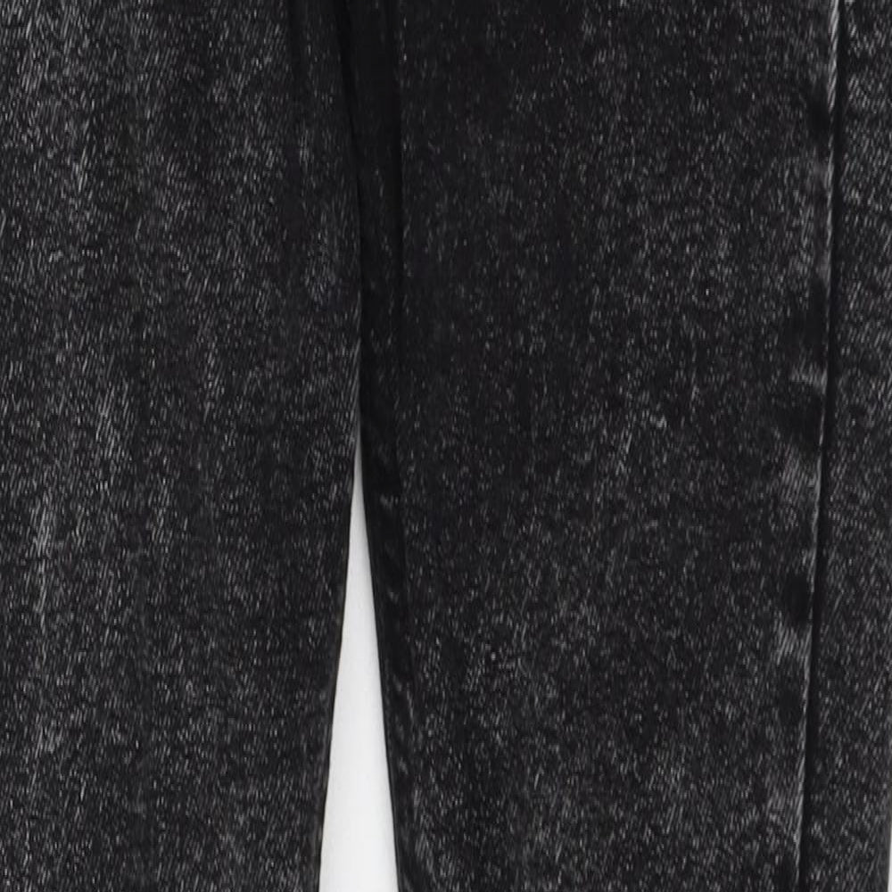 New Look Womens Black  Cotton Skinny Jeans Size 10 L28 in Regular Button