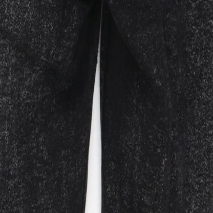 New Look Womens Black  Cotton Skinny Jeans Size 10 L28 in Regular Button