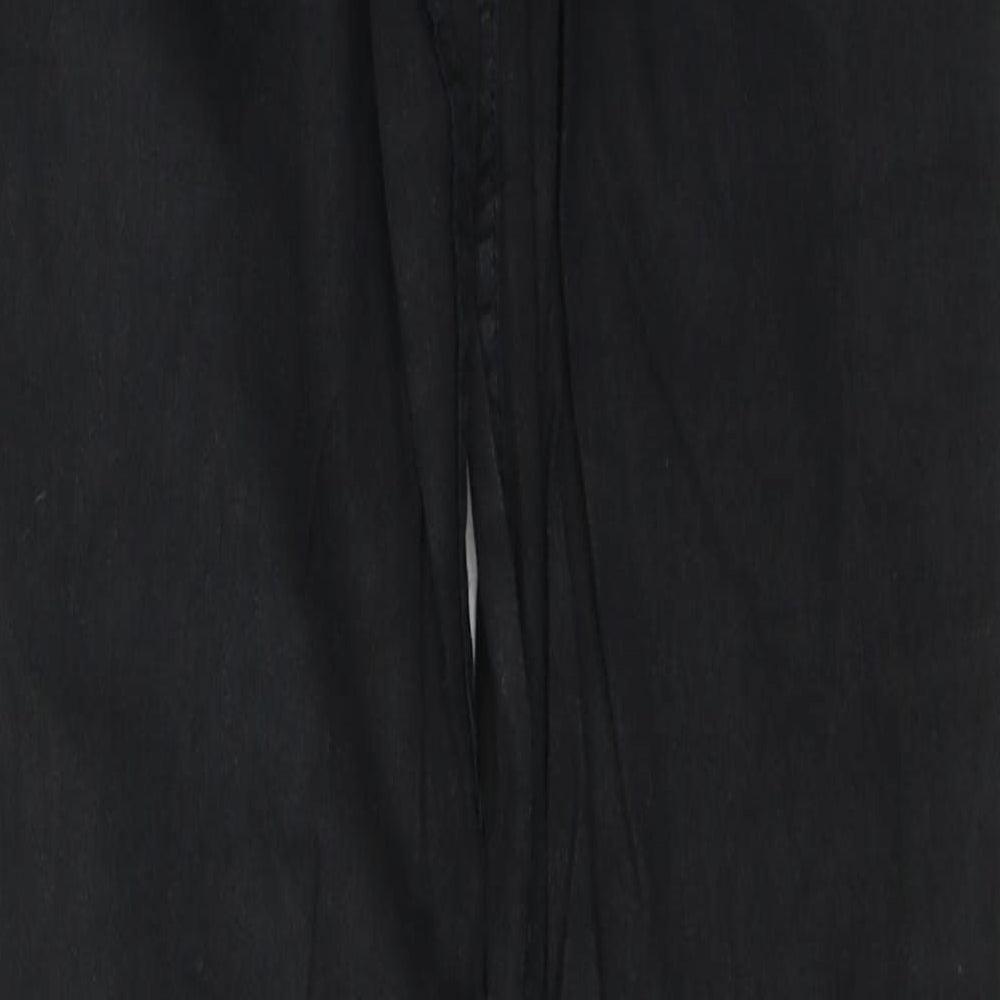 Mango Womens Black  Cotton Skinny Jeans Size 8 L27 in Regular Button