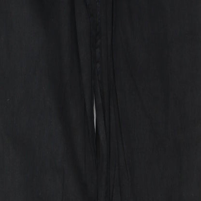 Mango Womens Black  Cotton Skinny Jeans Size 8 L27 in Regular Button