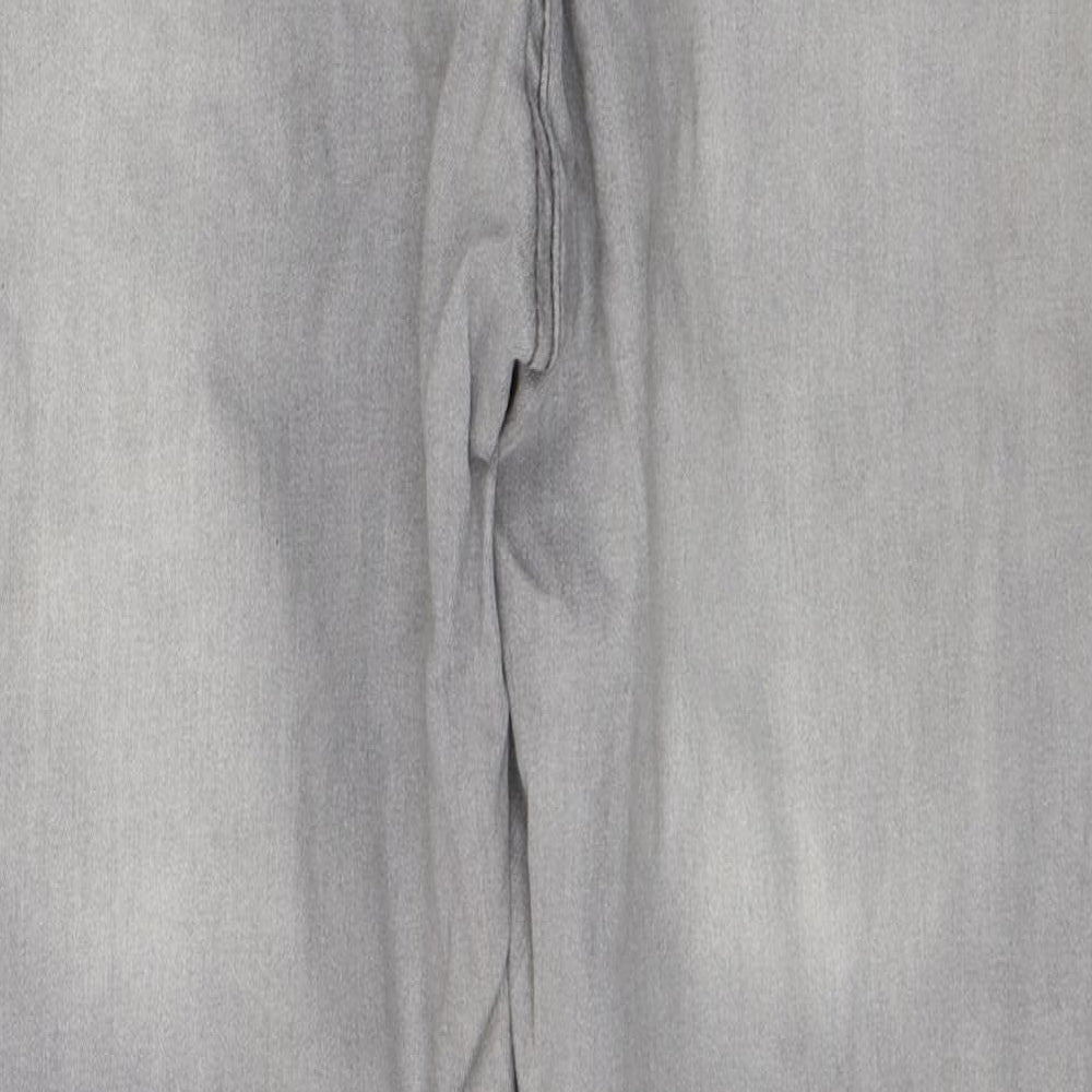 Womens UK Size 10 Studio Regular Fit Skinny Grey Jeans
