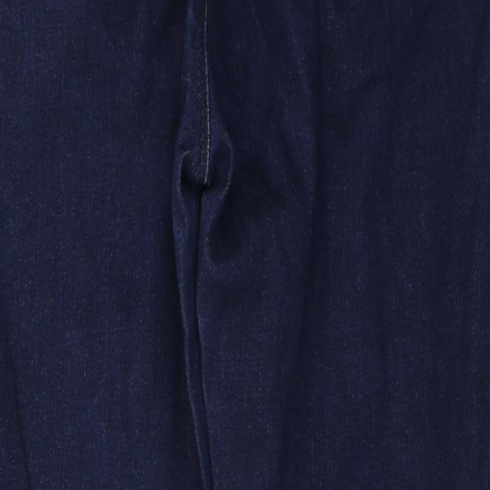 Denim Womens Blue  Cotton Skinny Jeans Size 10 L25 in Regular Button