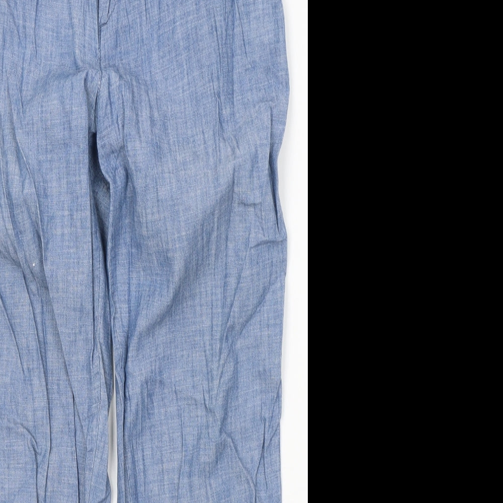 Gap Womens Blue  Cotton Straight Jeans Size 8 L27 in Regular Button