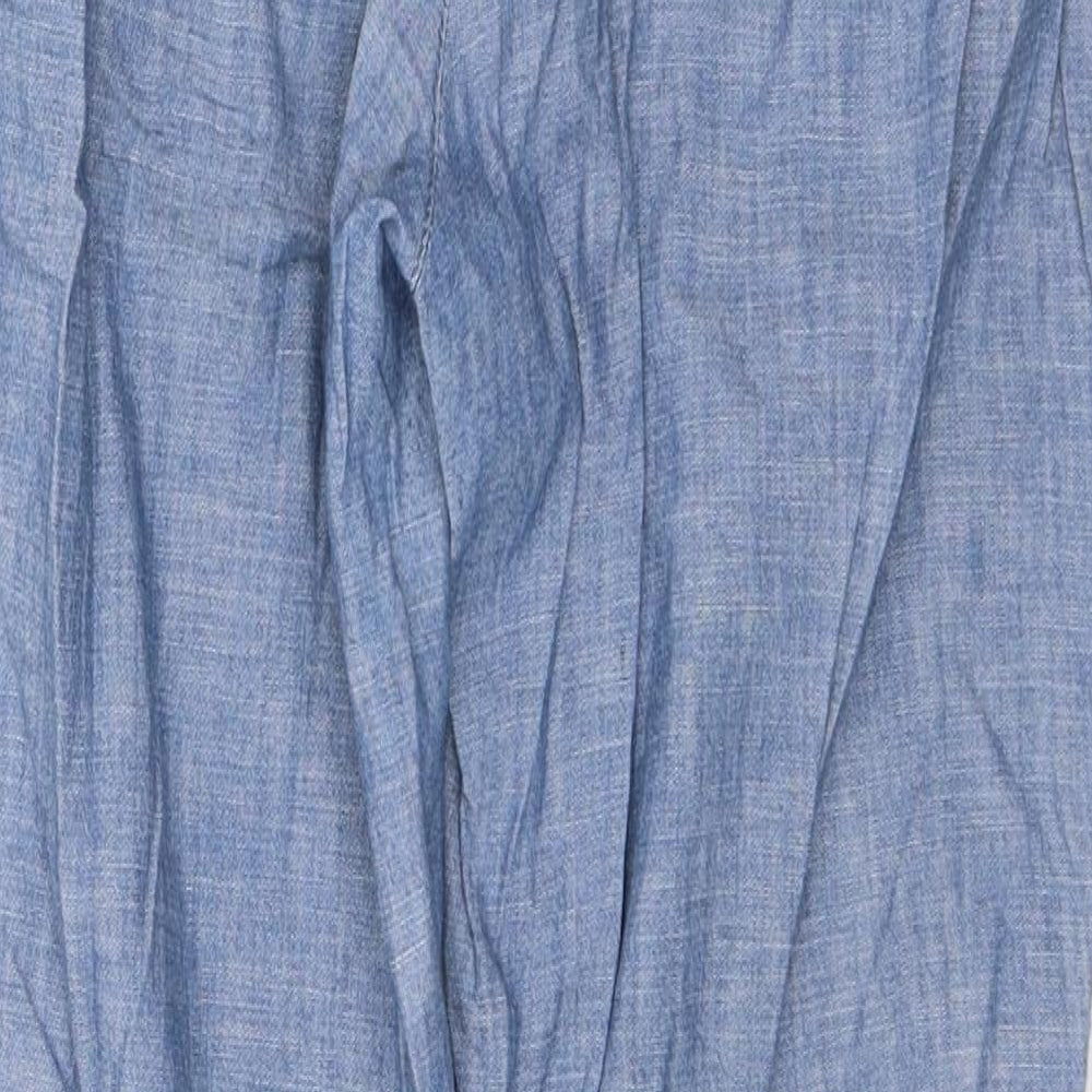 Gap Womens Blue  Cotton Straight Jeans Size 8 L27 in Regular Button