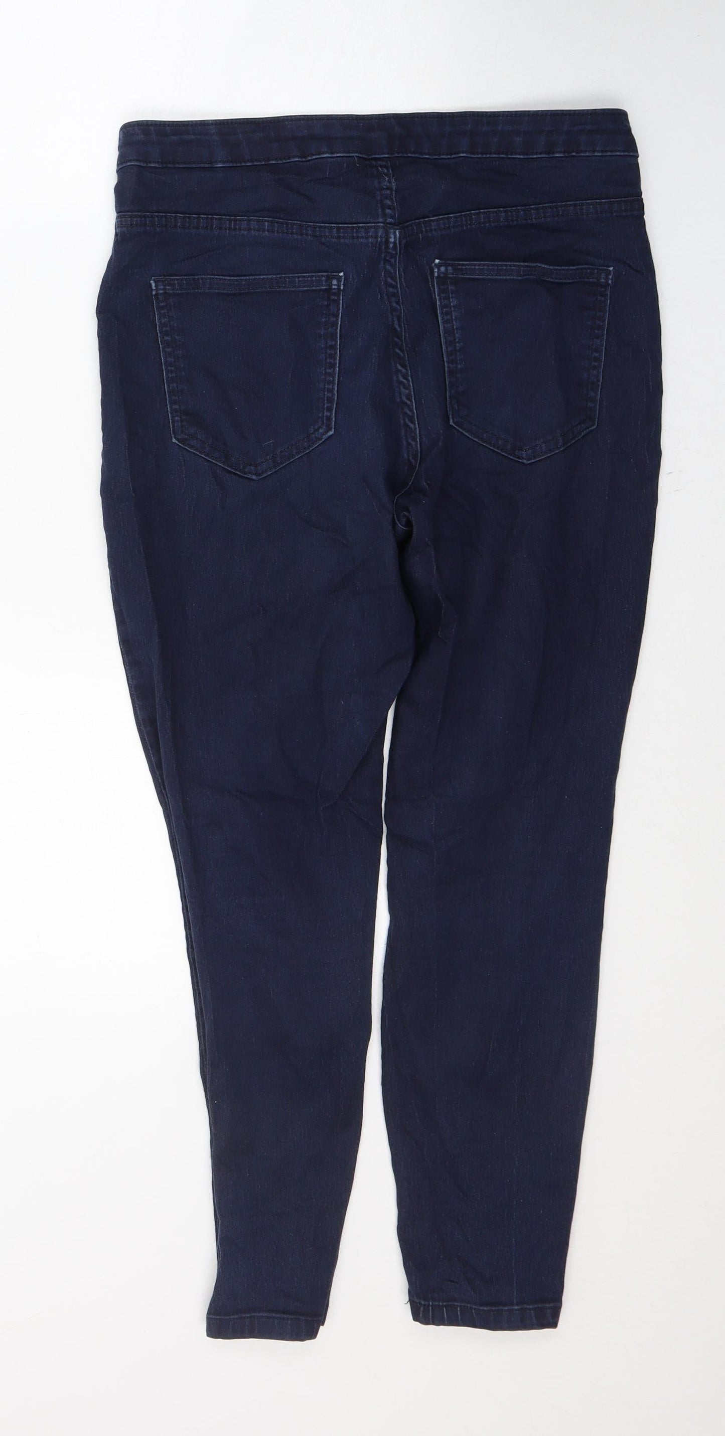 Womens UK Size 14 Marks and Spencer Regular Fit Skinny Blue Jeans