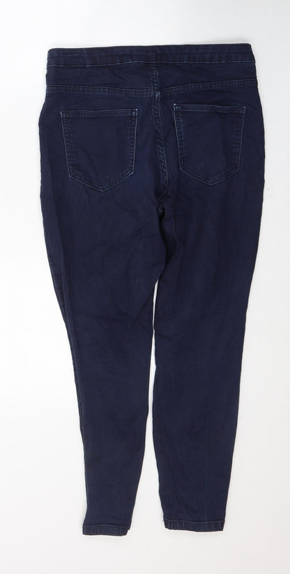 Womens UK Size 14 Marks and Spencer Regular Fit Skinny Blue Jeans