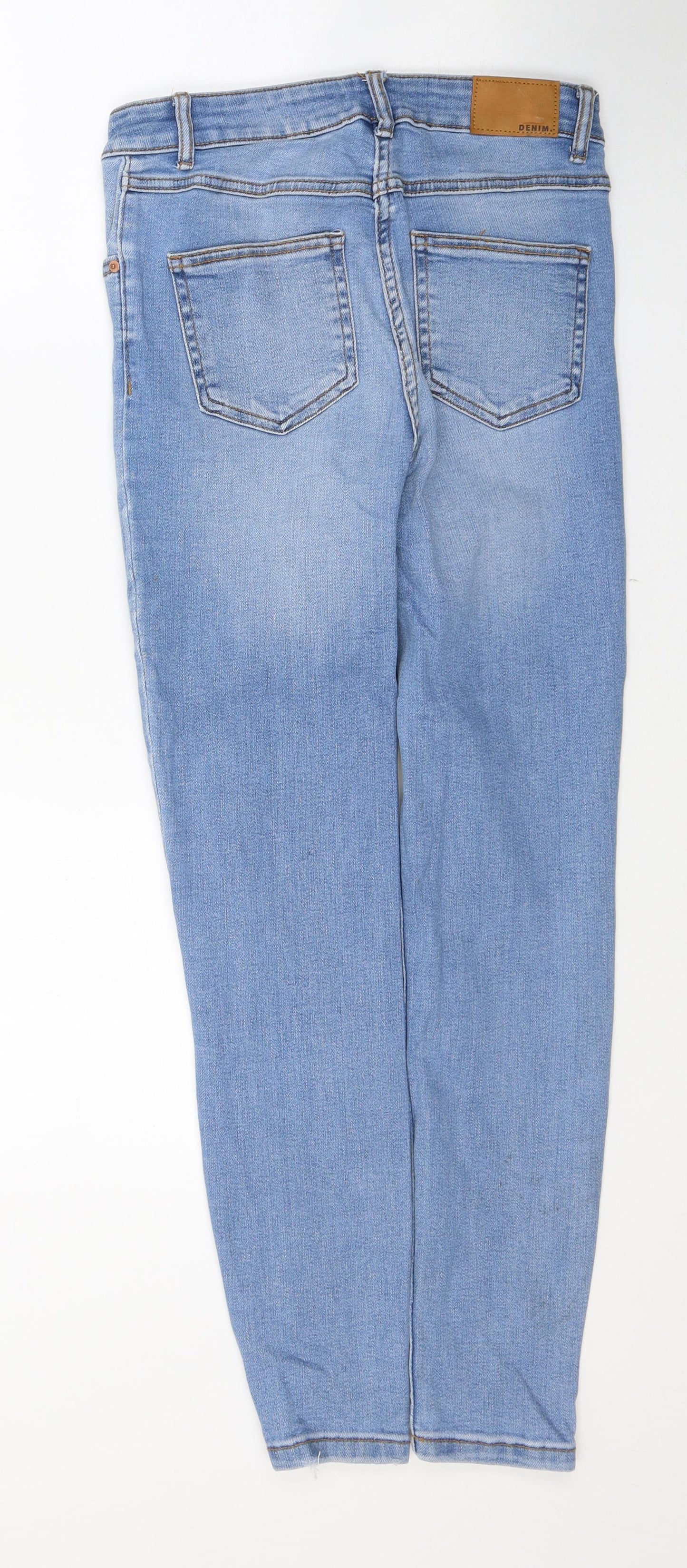 Womens UK Size 8 Papaya Regular Fit Skinny Blue Jeans
