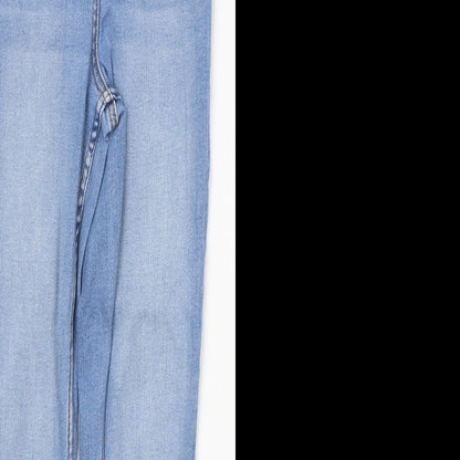 Womens UK Size 8 Papaya Regular Fit Skinny Blue Jeans