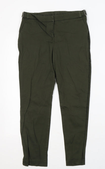Womens UK Size 8 Dorothy Perkins Regular Fit  Green Trousers