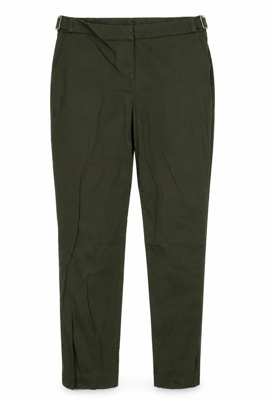 Womens UK Size 8 Dorothy Perkins Regular Fit  Green Trousers