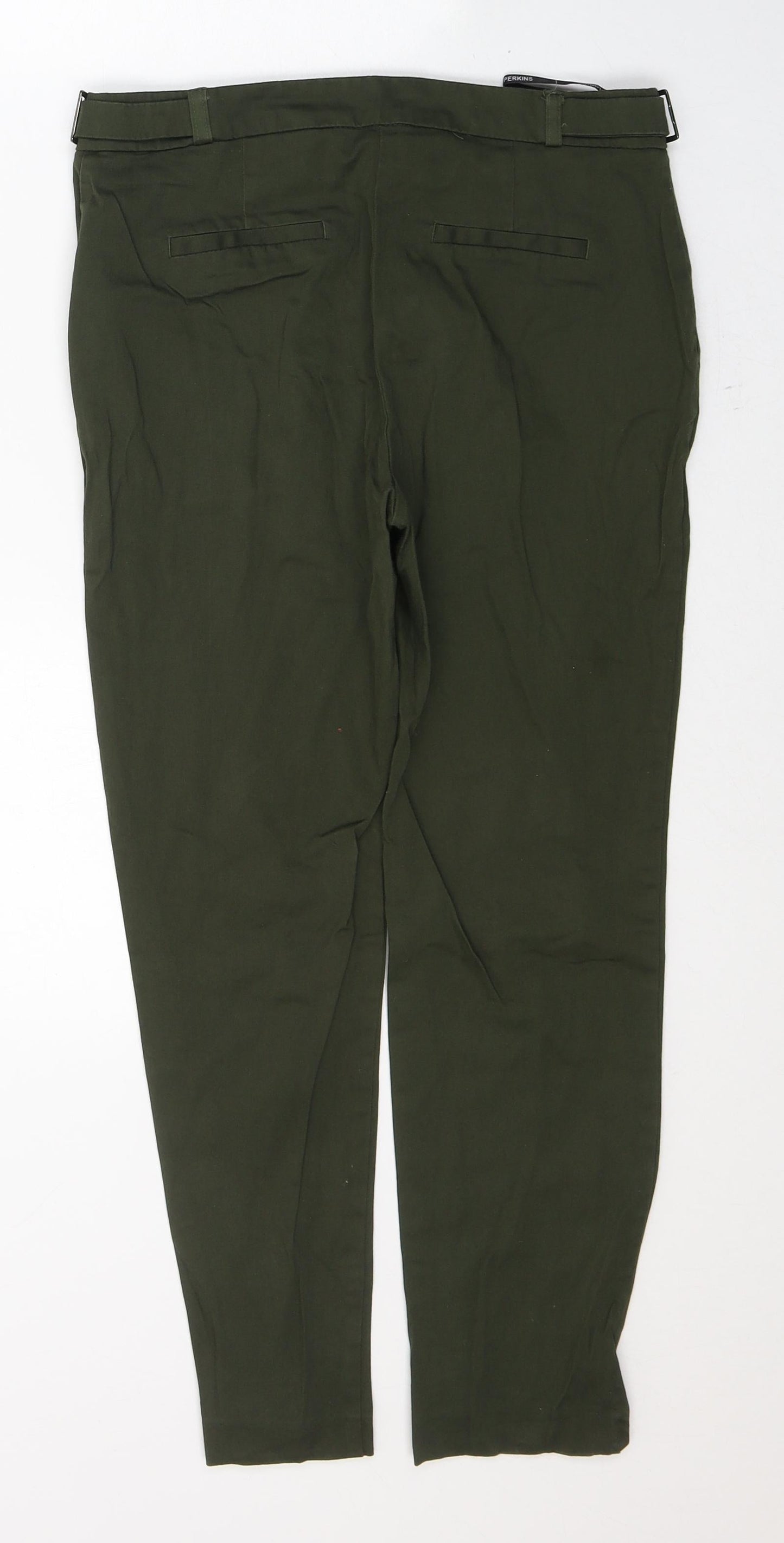 Womens UK Size 8 Dorothy Perkins Regular Fit  Green Trousers