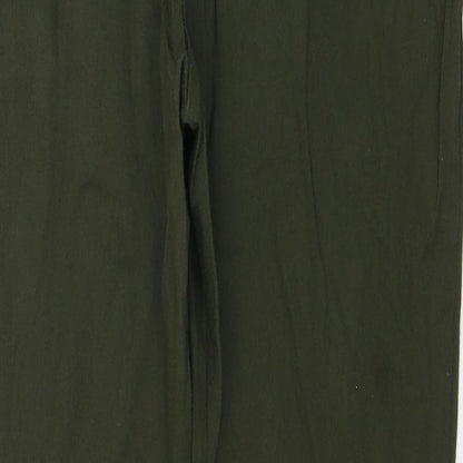 Womens UK Size 8 Dorothy Perkins Regular Fit  Green Trousers