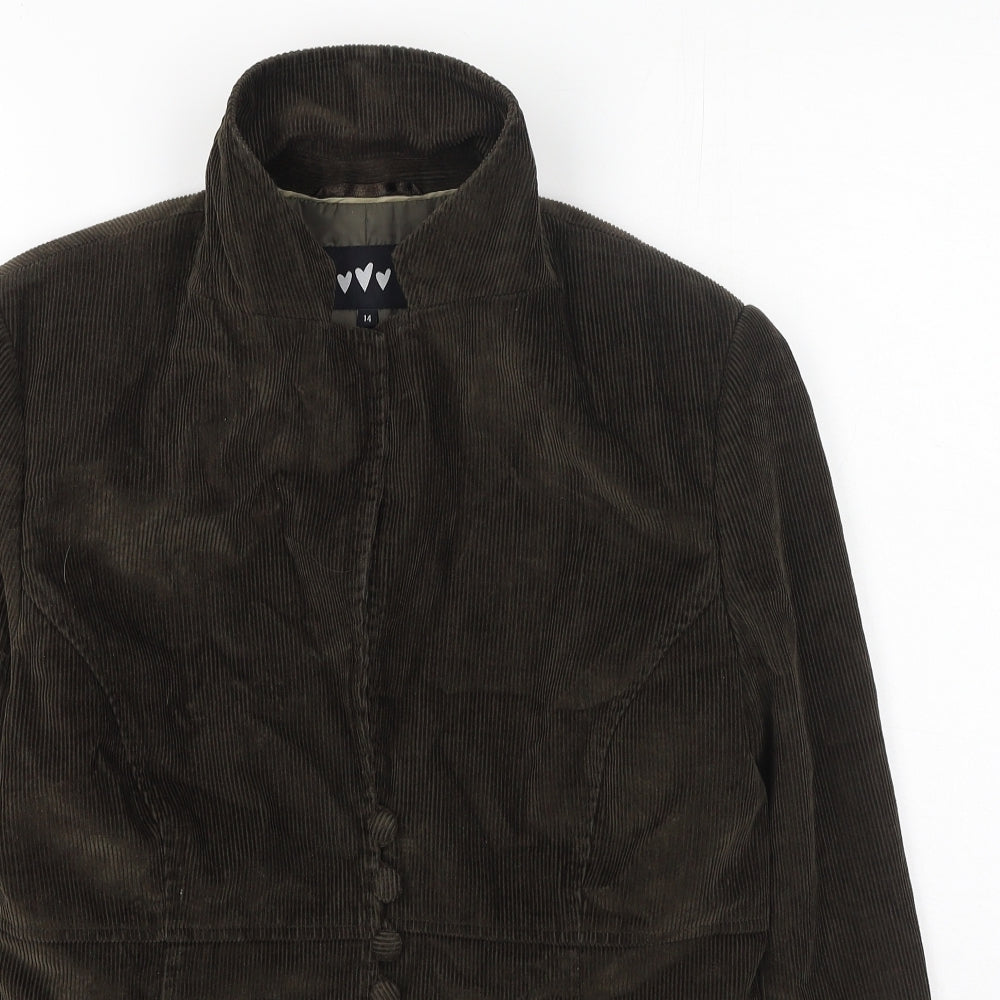 Womens UK Size 14 Marks and Spencer Green Jacket
