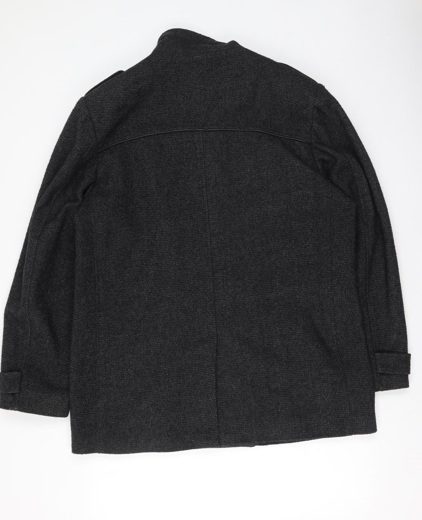 South Bay Womens Grey   Trench Coat Coat Size M