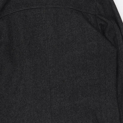 South Bay Womens Grey   Trench Coat Coat Size M