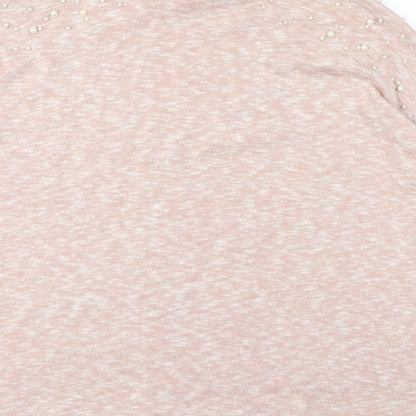 Womens UK Size M H&M Pink Pullover Jumper