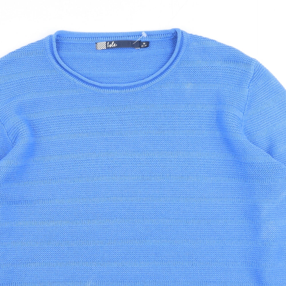 Womens UK Size M hle Blue Pullover Jumper