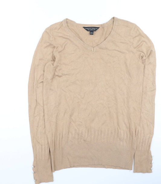 Womens UK Size 10 Dorothy Perkins Brown Pullover Jumper