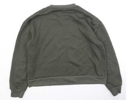 Primark  Womens Green  Cotton Pullover Sweatshirt Size S