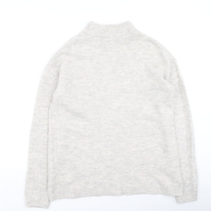 Womens UK Size 12 NEXT Beige Pullover Jumper