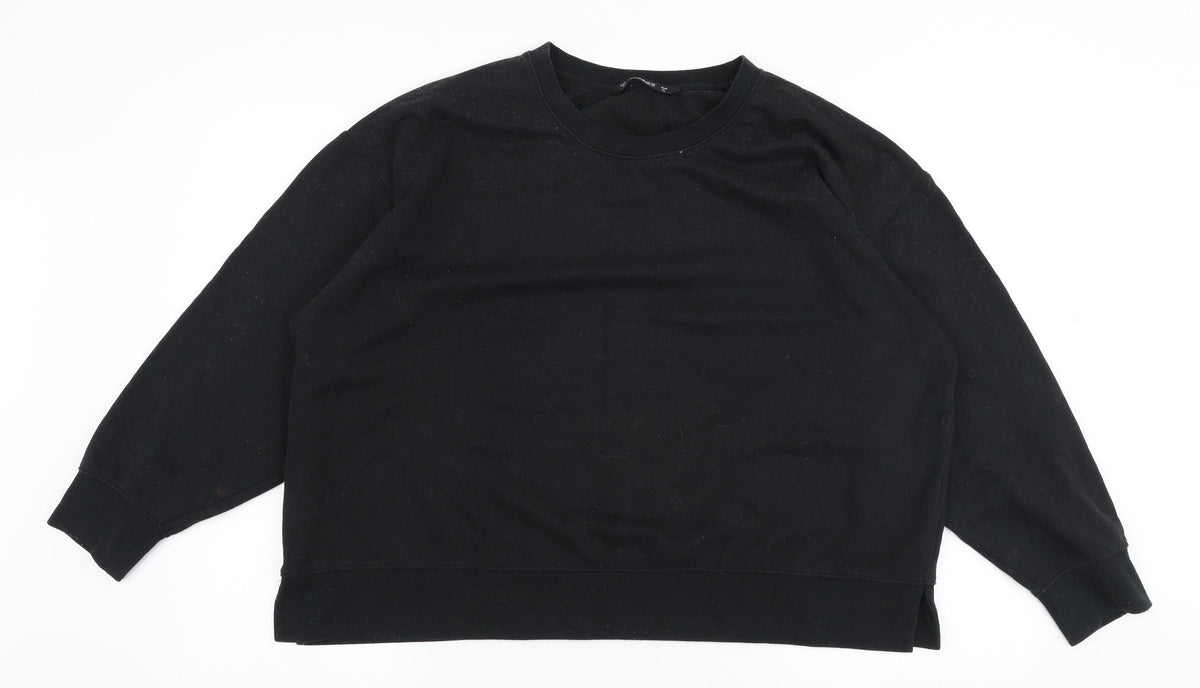 Dunnes Womens Black  Polyester Pullover Sweatshirt Size XL  Pullover