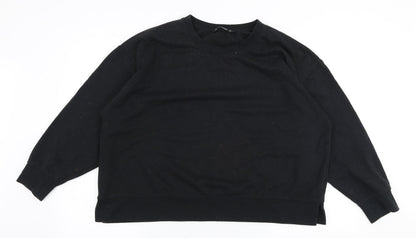 Dunnes Womens Black  Polyester Pullover Sweatshirt Size XL  Pullover