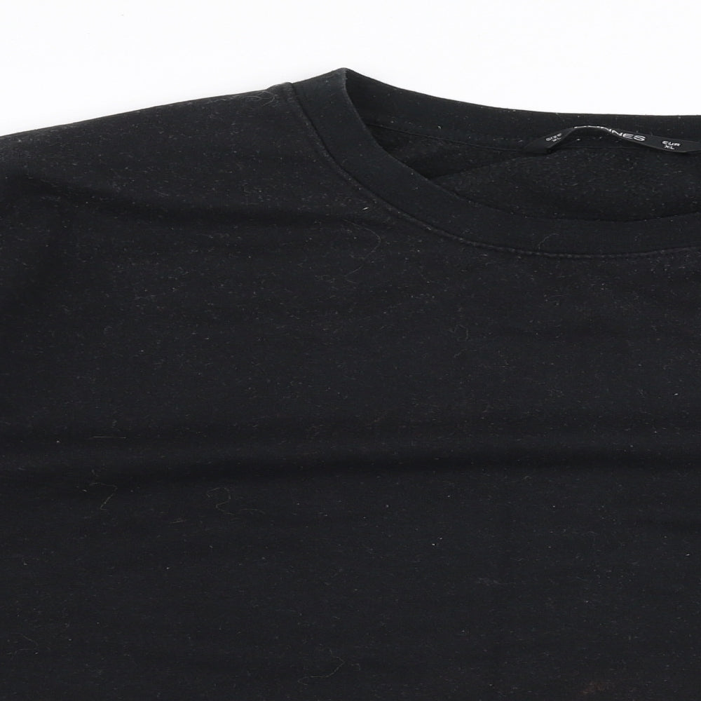 Dunnes Womens Black  Polyester Pullover Sweatshirt Size XL  Pullover