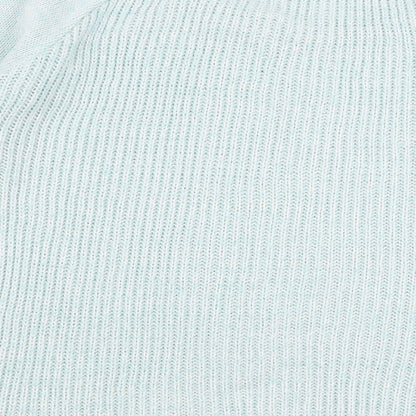 Missguided Womens Blue Round Neck  Acrylic Pullover Jumper Size 12