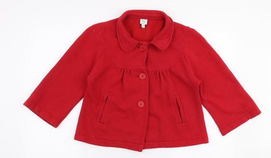 Gap Womens Red   Jacket  Size M  Button