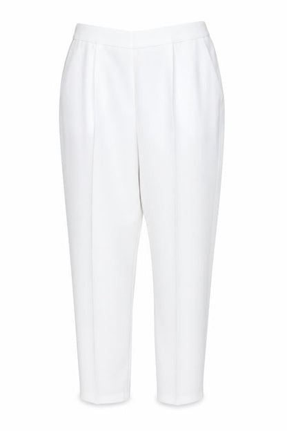 Womens UK Size 16 Preworn Regular Fit  White Trousers
