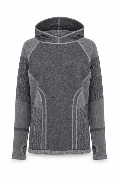 Preworn Womens Grey  Polyester Pullover Hoodie Size M