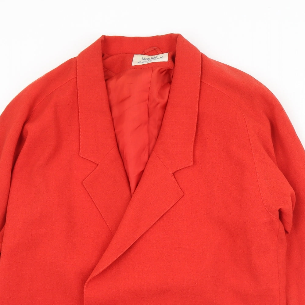 Womens UK Size 12 Wallis Red Jacket