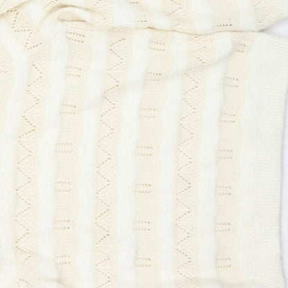 Womens UK Size M Matalan White Pullover Jumper