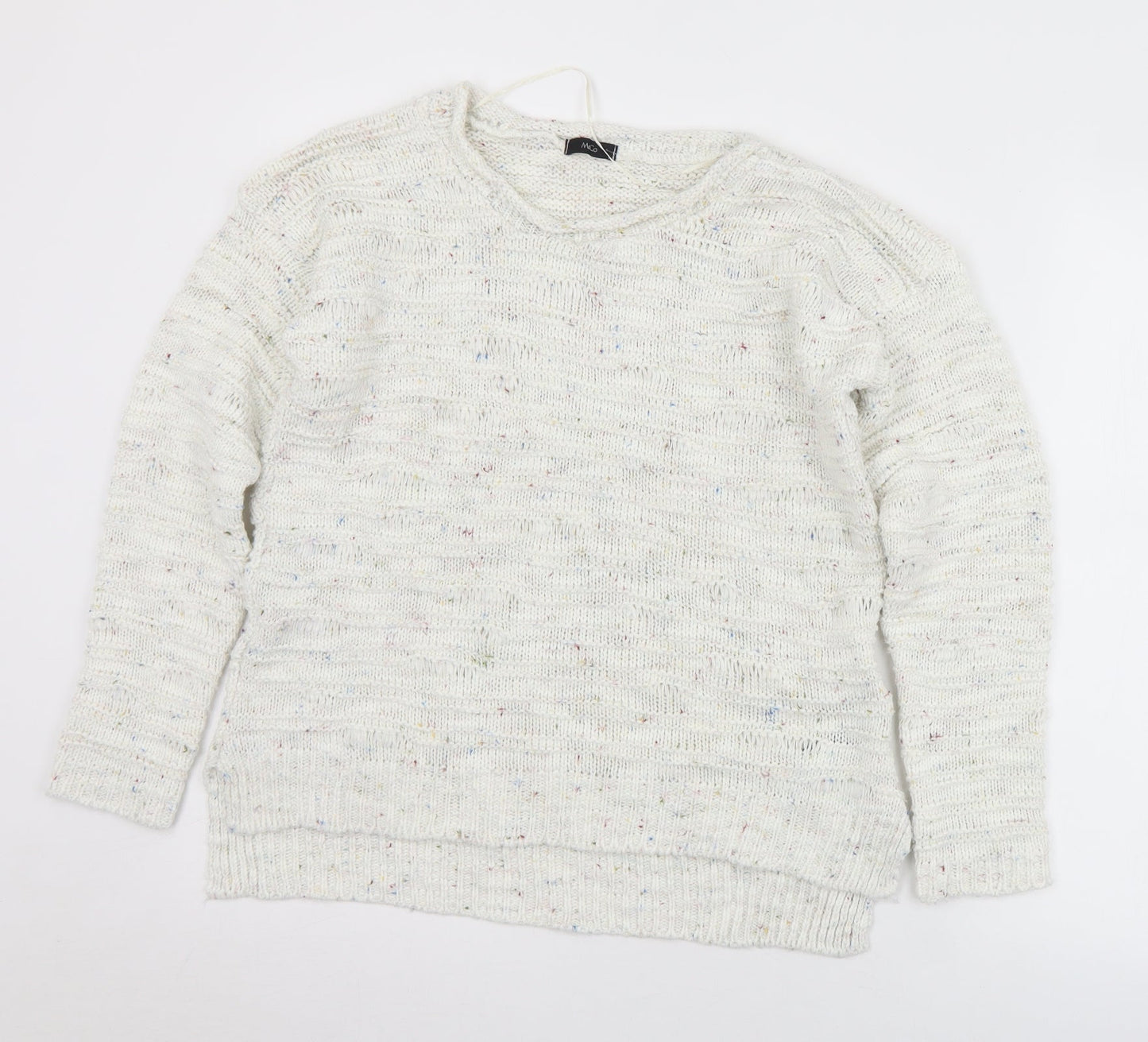Womens UK Size L M&Co Ivory Pullover Jumper