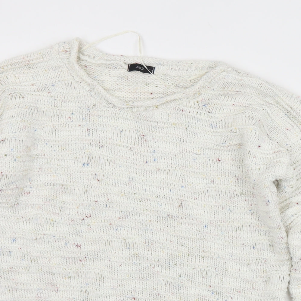 Womens UK Size L M&Co Ivory Pullover Jumper