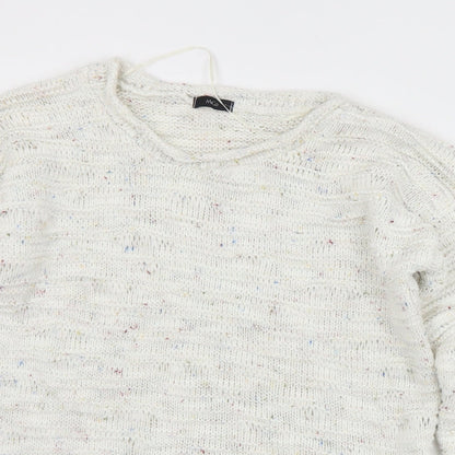 Womens UK Size L M&Co Ivory Pullover Jumper