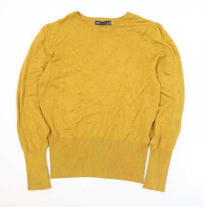 Womens UK Size 12 Marks and Spencer Gold Pullover Jumper