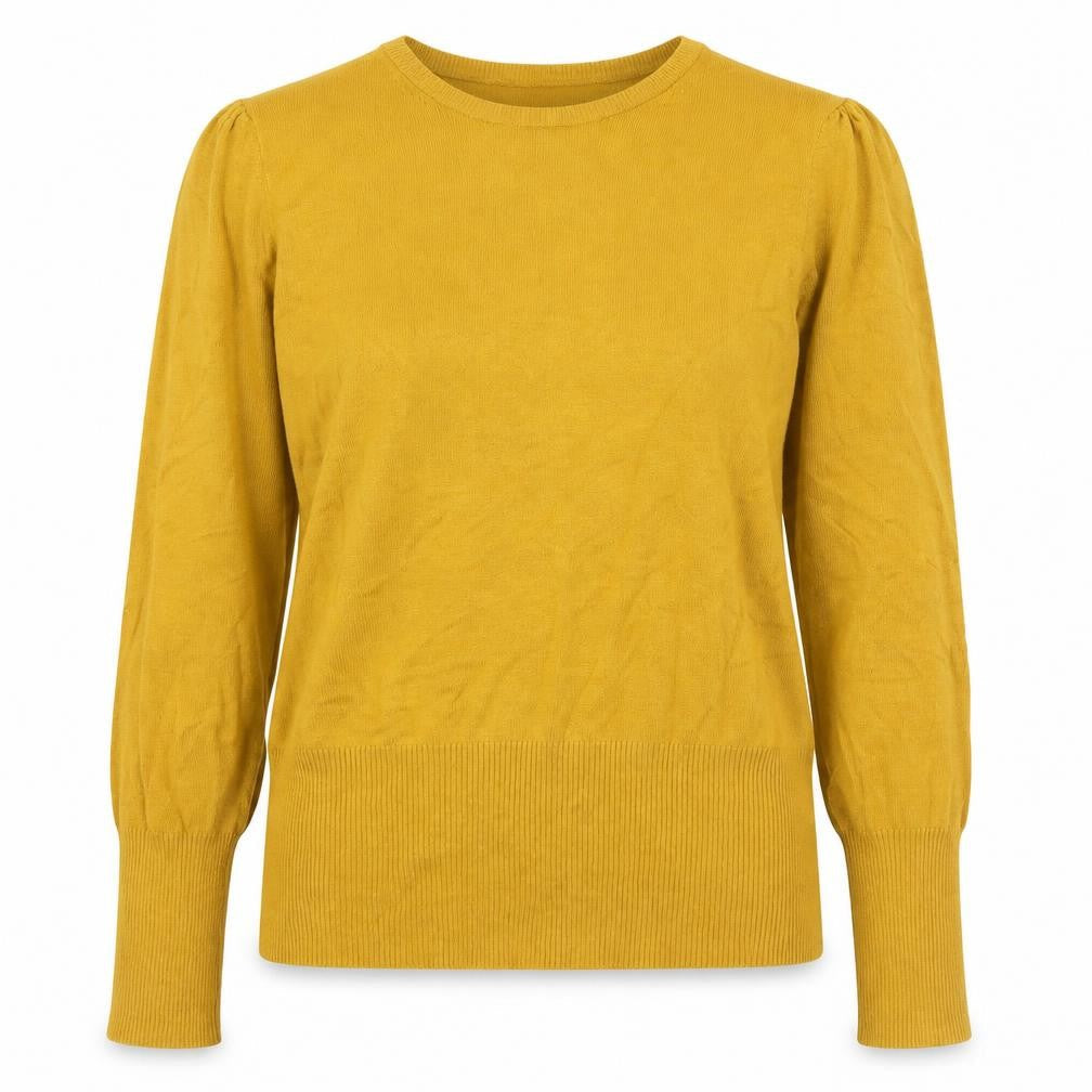 Womens UK Size 12 Marks and Spencer Gold Pullover Jumper